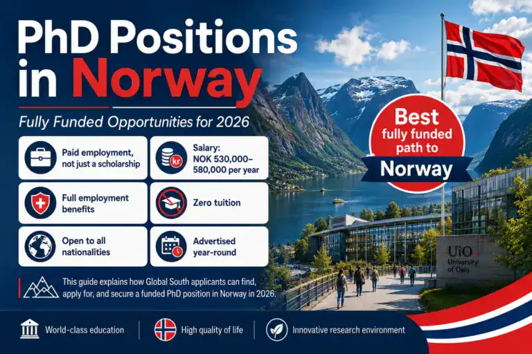 How to Find and Apply for PhD Positions in Norway: A Complete Guide for Global South Applicants