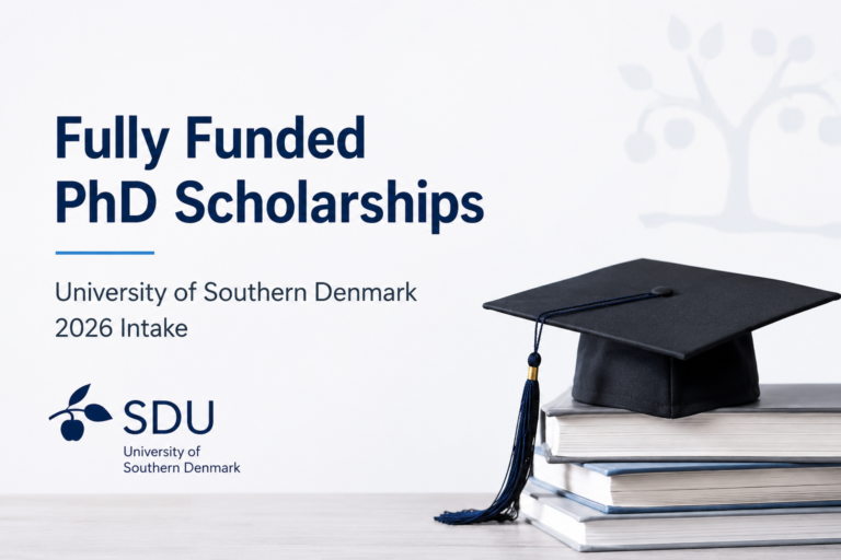 PhD Scholarship in Political Science at University of Southern Denmark 2026 | Fully Salaried Position Open to International Applicants